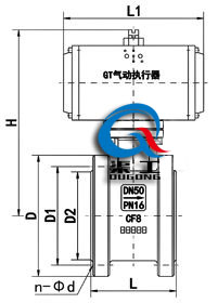 氣動超薄球閥GT執行器)