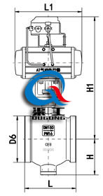 PQ677氣動偏心調節閥 (對夾式)