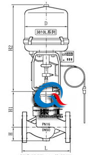 自力式電控溫度調節閥(配3810L)